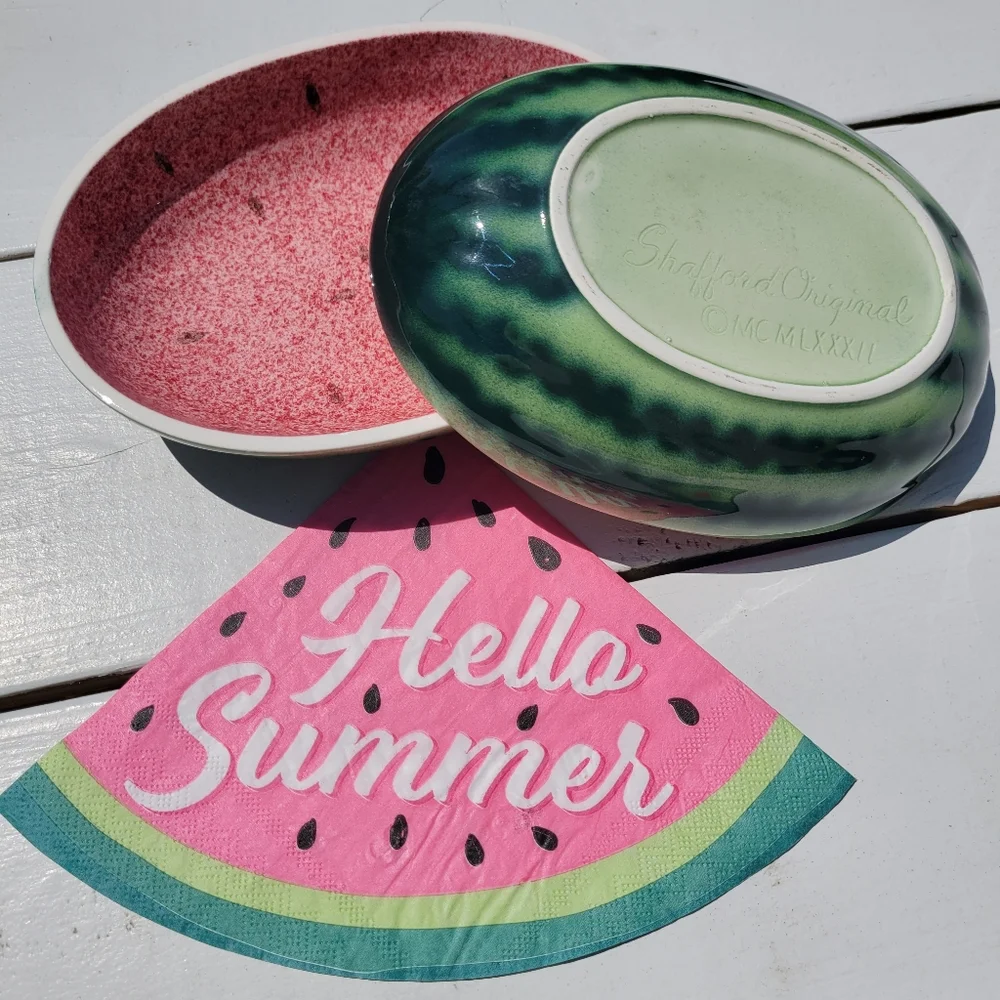 Vintage Shafford Original Watermelon Bowls (2) ~ Summer!🍉